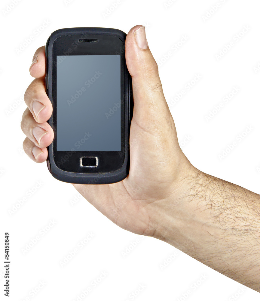 Smartphone in hand Smartphone in hand