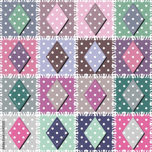 patchwork background wth different paterns