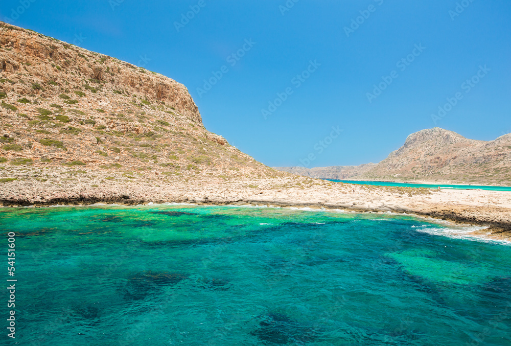 Balos beach, Crete in Greece
