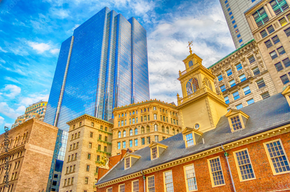 Obraz premium Old State House, Boston