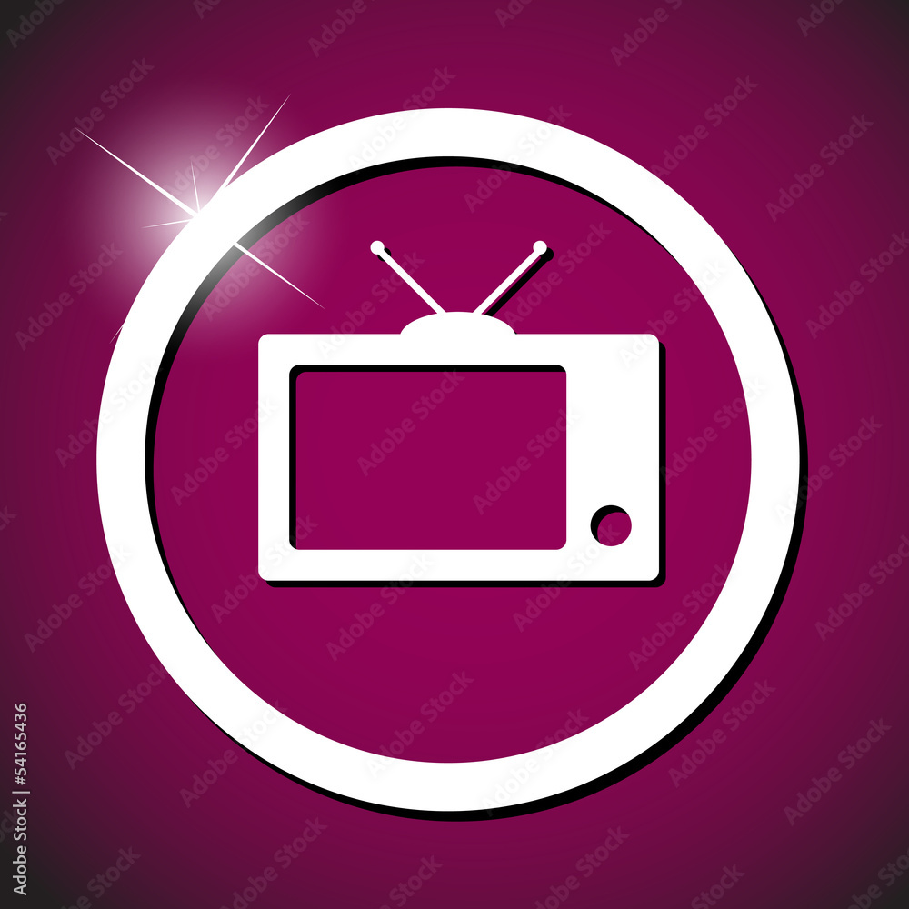 tv icon vector illustration tv icon vector illustration