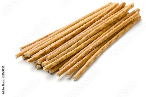 Salty baked breadsticks