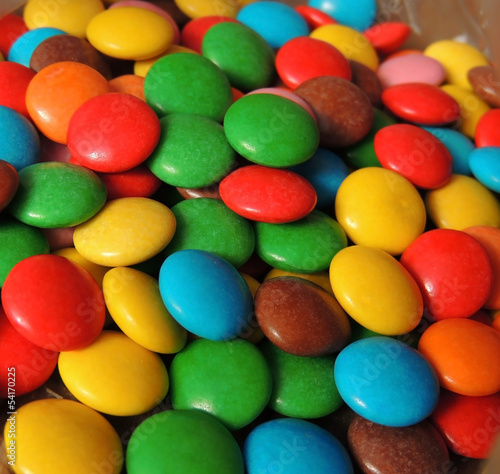 Multi-colored candy