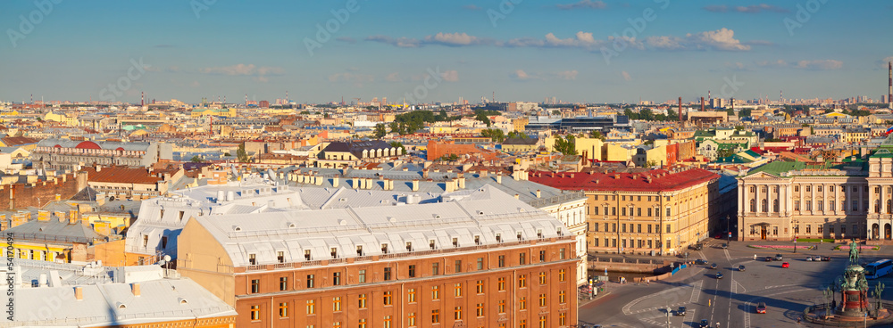  view of St. Petersburg from Saint Isaac's Cathedral