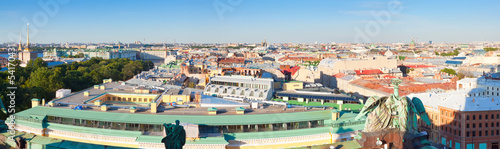 Fototapeta Naklejka Na Ścianę i Meble -   view of St. Petersburg from Saint Isaac's Cathedral
