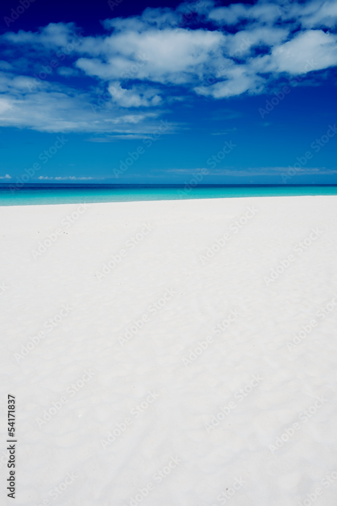 Obraz premium 白く輝く前浜ビーチ