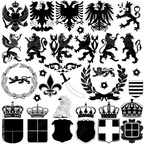 Heraldry Design Elements