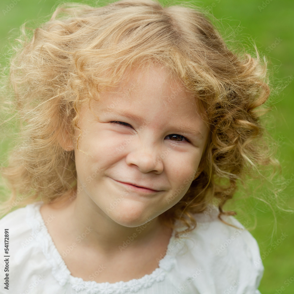portrait of a happy girl portrait of a happy girl