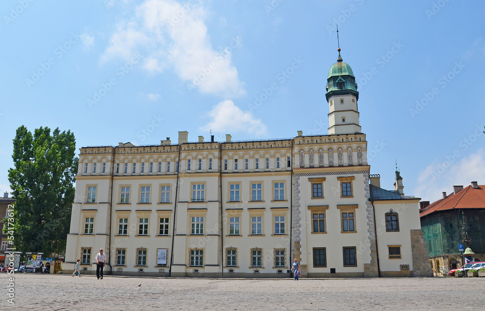 Kazimierz Town Hall - Krakow Poland - obrazy, fototapety, plakaty 