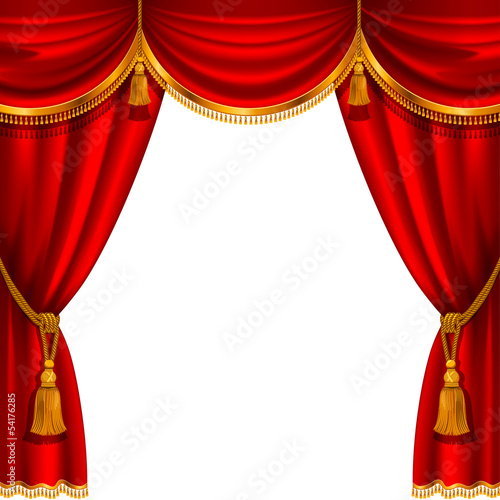 Red curtain