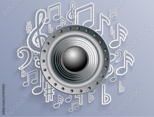 Abstract music background