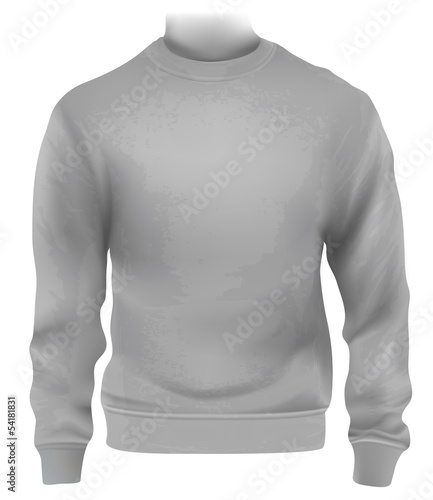 Man sweatshirt template