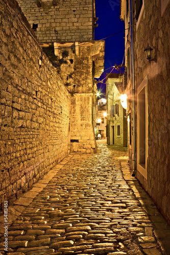 Narrow stone street in Vodice