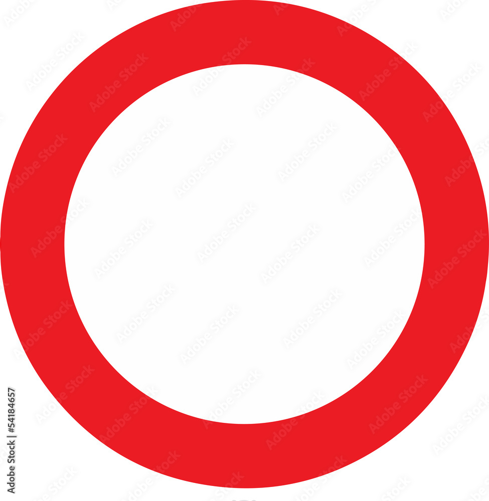 Verkehrsschild Verbot für Fahrzeuge aller Art Verkehrsschild Verbot für Fahrzeuge aller Art