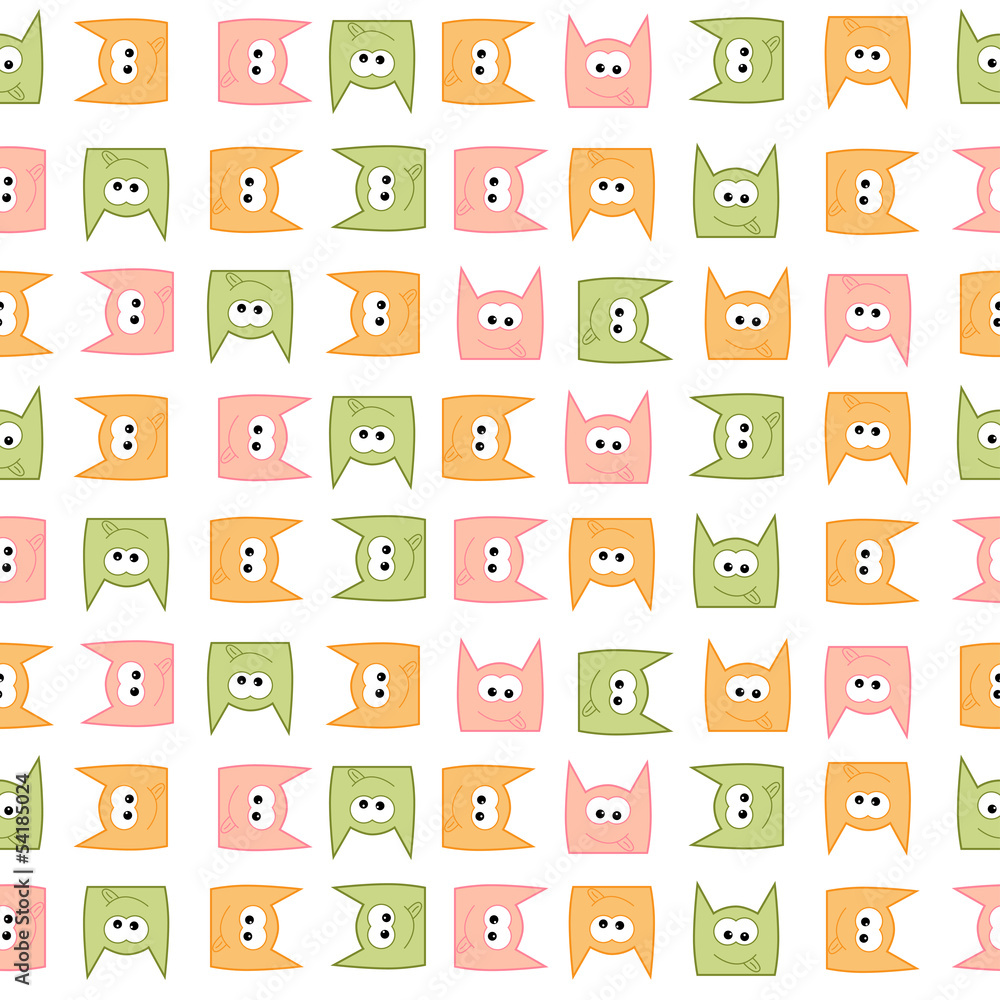 cute monsters seamless pattern cute monsters seamless pattern