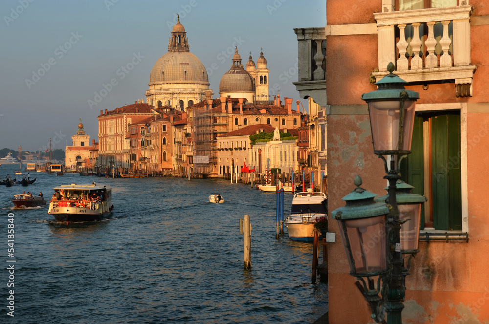 Late afternoon on the Grand Canal in Venice