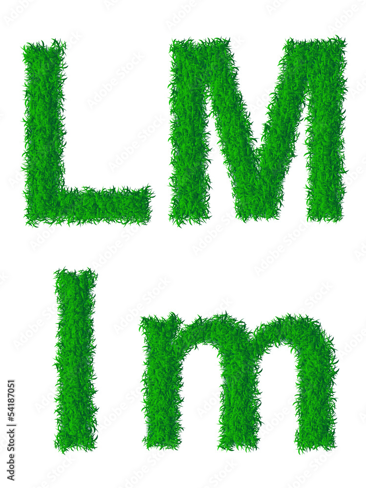 Green grass alphabet Green grass alphabet