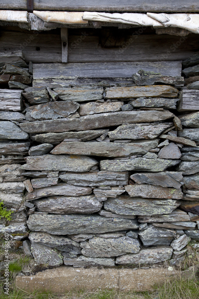 Fototapeta premium Old Stone Wall Background Texture