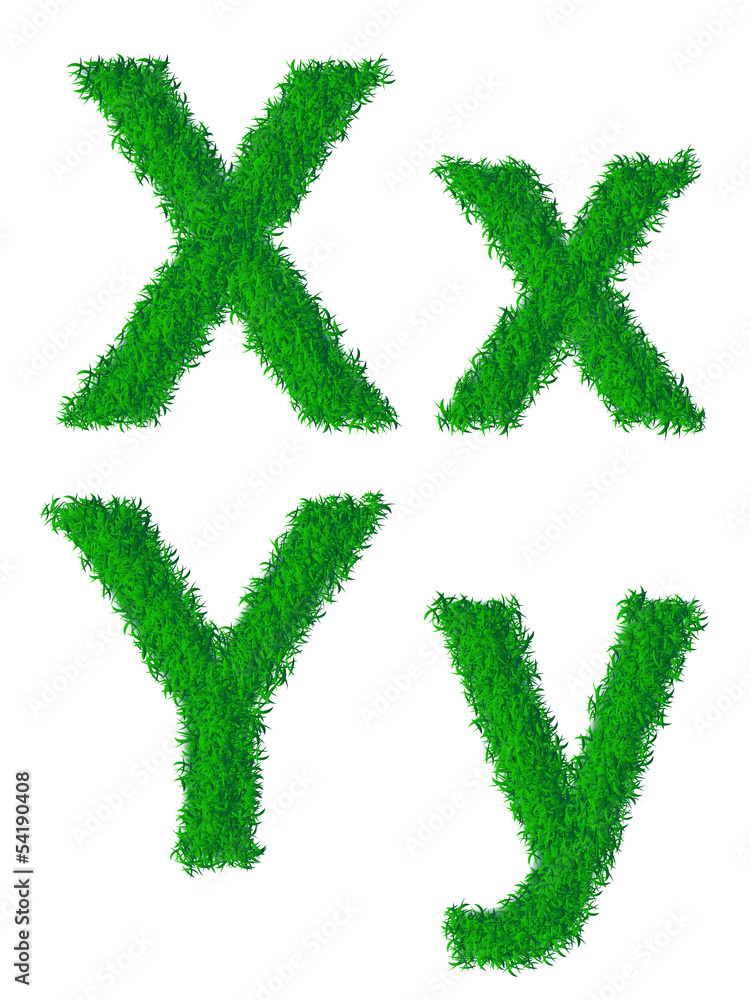 Green grass alphabet Green grass alphabet