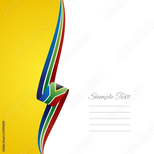 Foto South African left side brochure cover vector