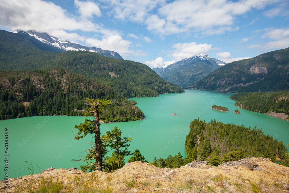 Naklejka premium Diablo Lake