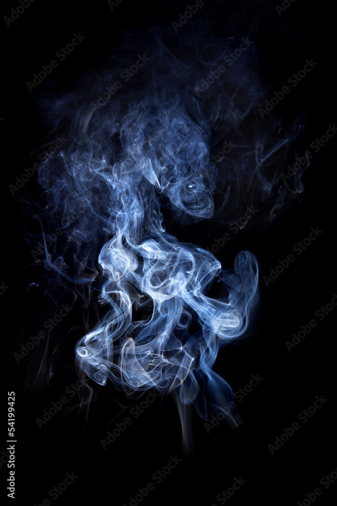 Smoke isolated on black background. Smoke isolated on black background.