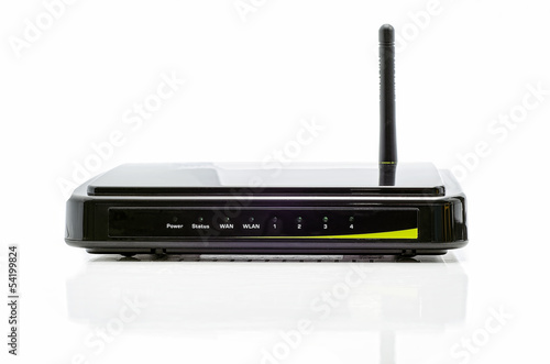 Obraz na płótnie Black router