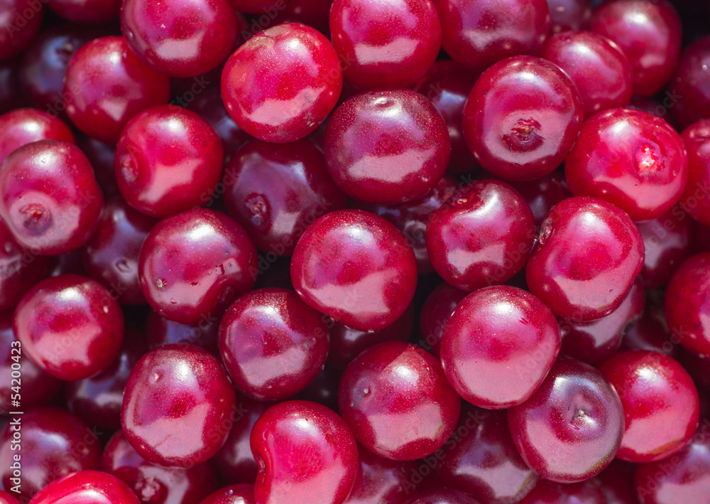 red fresh cherry red fresh cherry