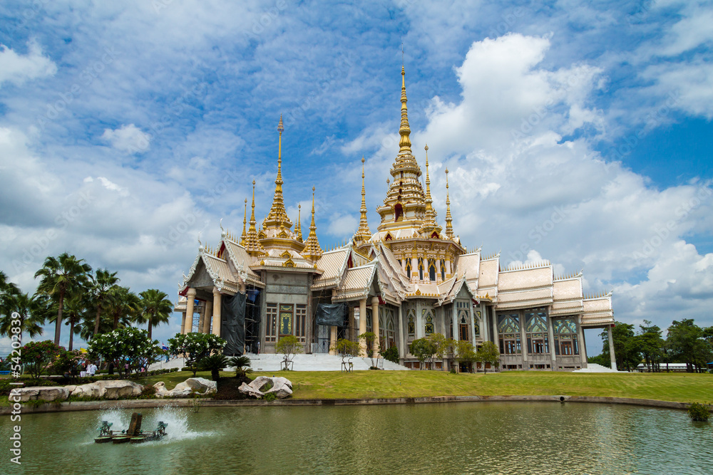 Thai temple in Korat province.