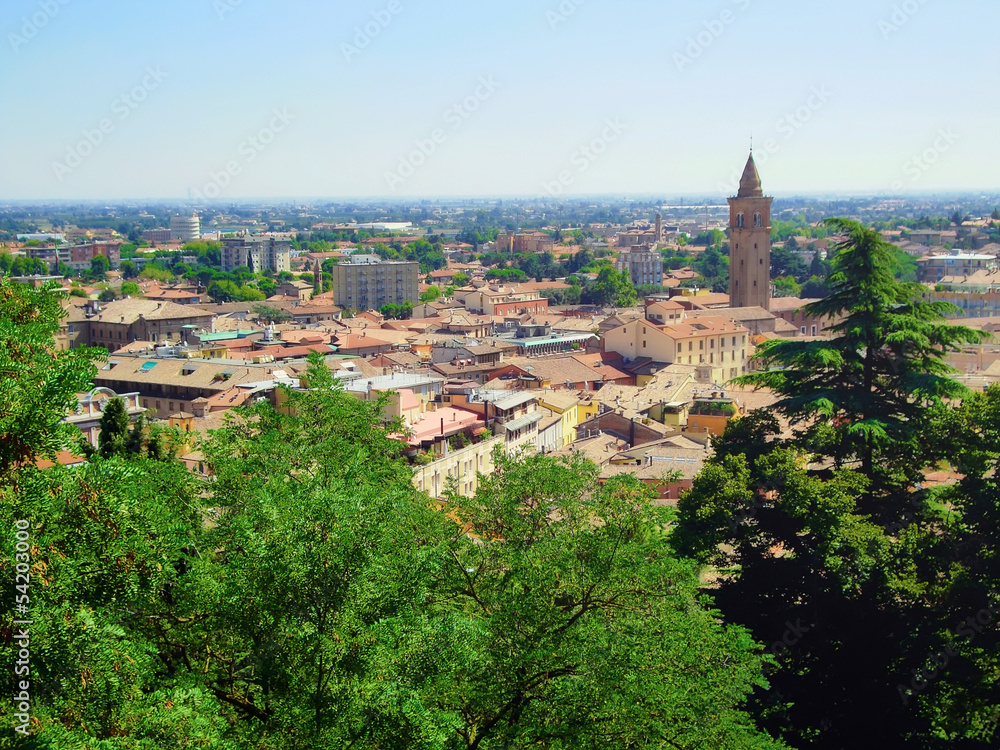 Vista Panoramica di Cesena (FC), Emilia Romagna, Italy