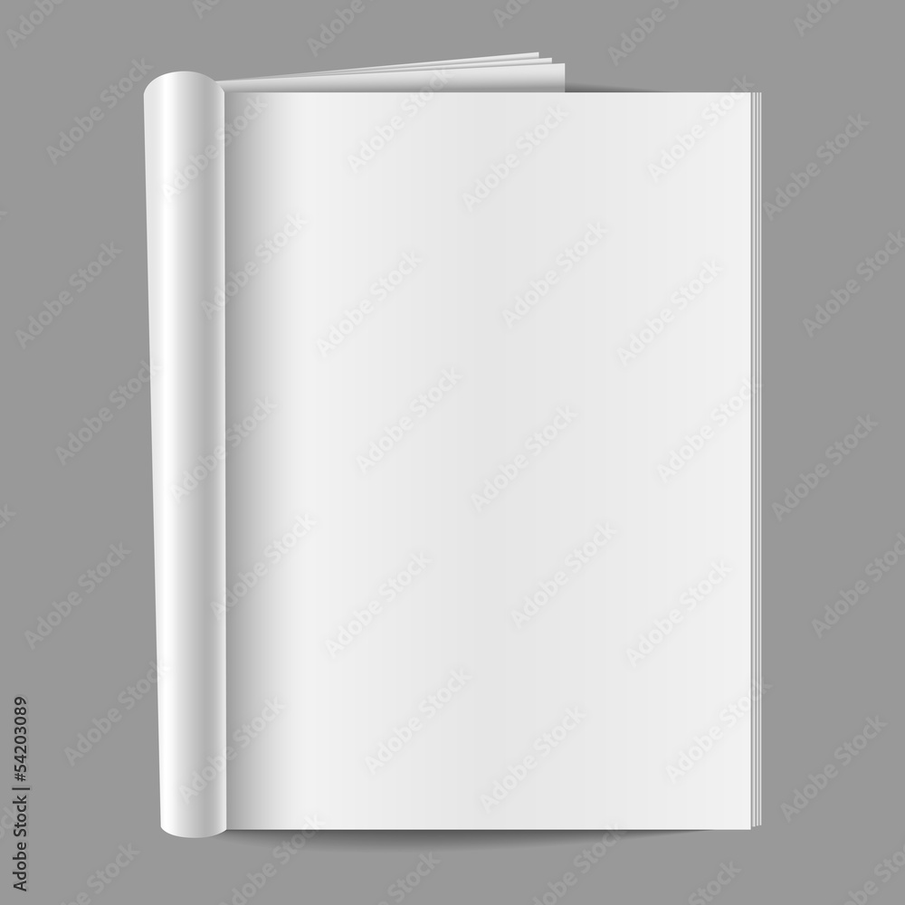 Blank Folded Magazine Blank Folded Magazine