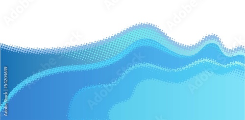 Halftone wave