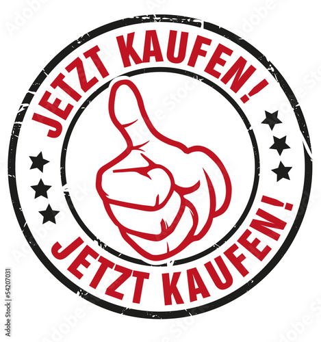 jetzt kaufen stempel daumen hoch