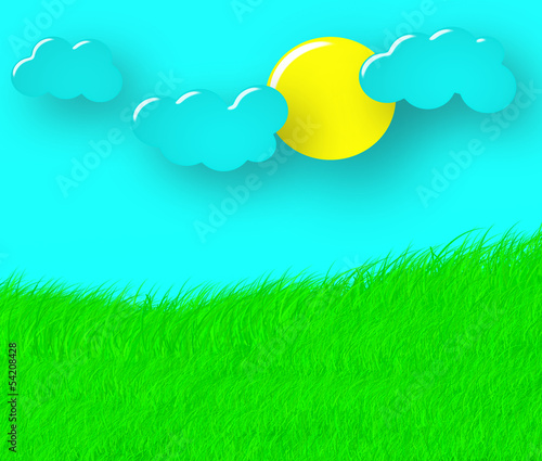 Kids design of a summer day