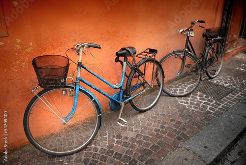 Obraz na płótnie Italian old-style bicycles