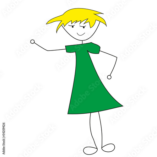 Verärgerte Frau - Wut