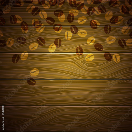 Vector Illustration of a Coffee Background
