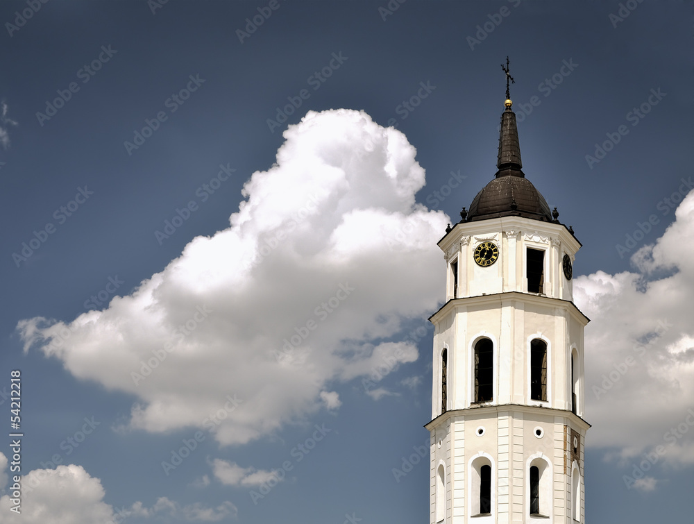 Vilnius Cathedral belfry tower