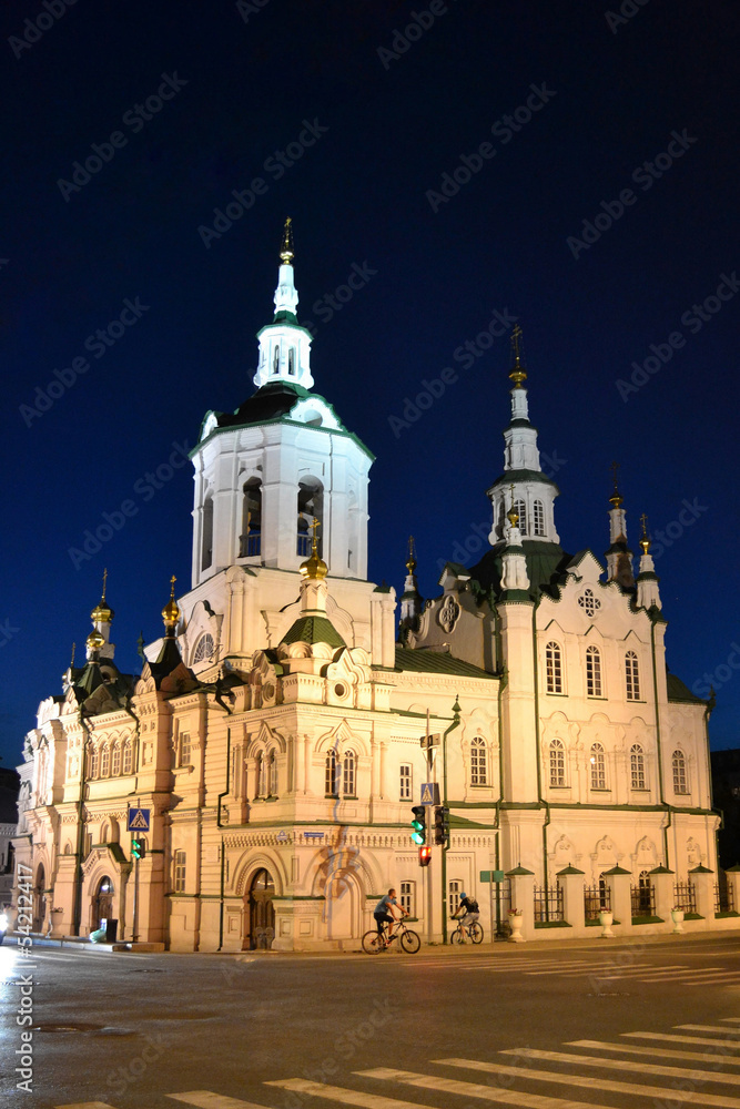 Fototapeta premium Spassky church. Tyumen, Russia.