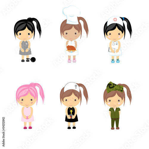 Woman Career set - Vector