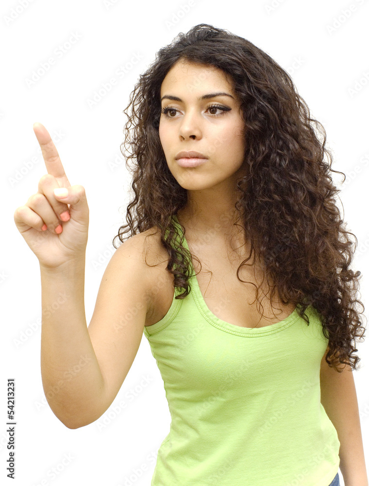 Portrait of a young woman Portrait of a young woman