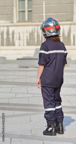 jeune pompier volontaire