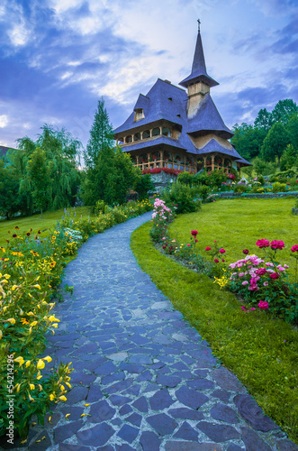 Barsana monastery in Maramures photo