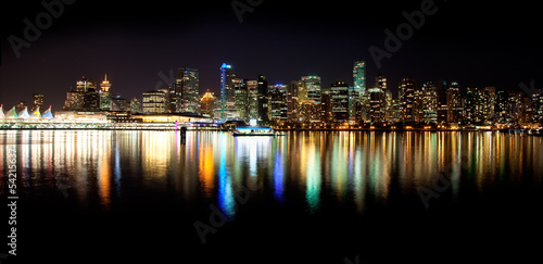 Vancouver Skyline at Night