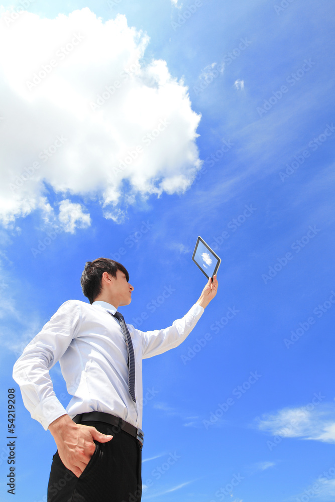 business and cloud computing concept