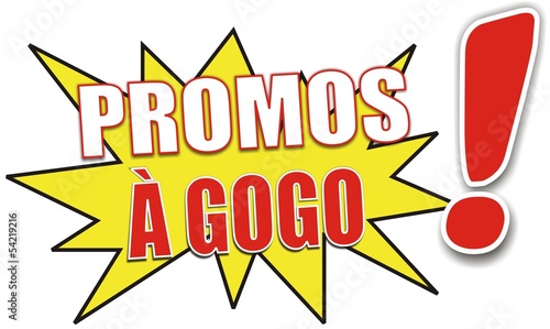 Fotografie étiquette promos à gogo