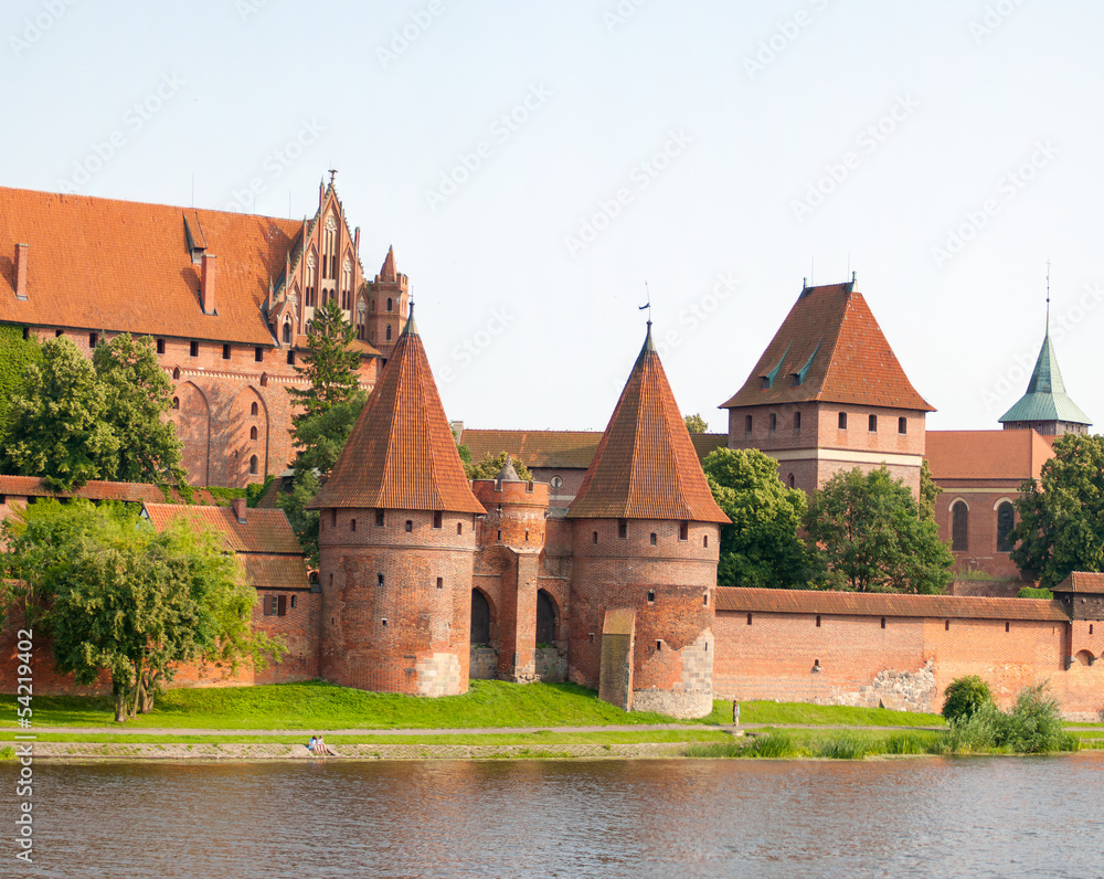 Naklejka premium Malbork castle