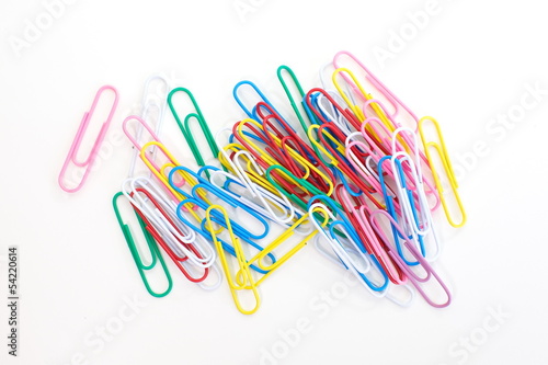 Paper Clip Multi Colored