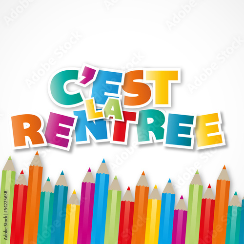 c'est la rentrée!!