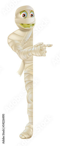 Halloween Mummy Peeping Rou...